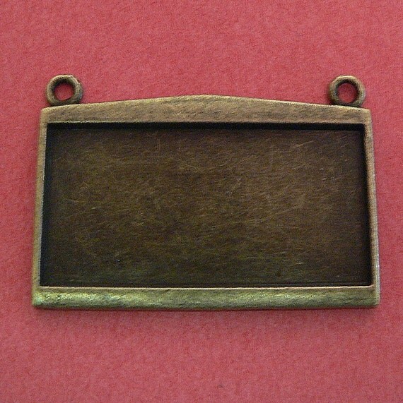 3 Extra Large Blank Pendant Trays Rectangle Horizontal