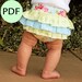 How to Sew Fancy RUFFLED DIAPER COVERS for infants and toddlers PDF Pattern and Instructions