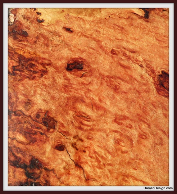 Outstanding Wild Cherry Burl wood Cutting Board or Serving