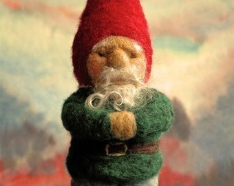 PDF Felt Gnome Instruction - Make your own soft sculptural Gnome - instant download