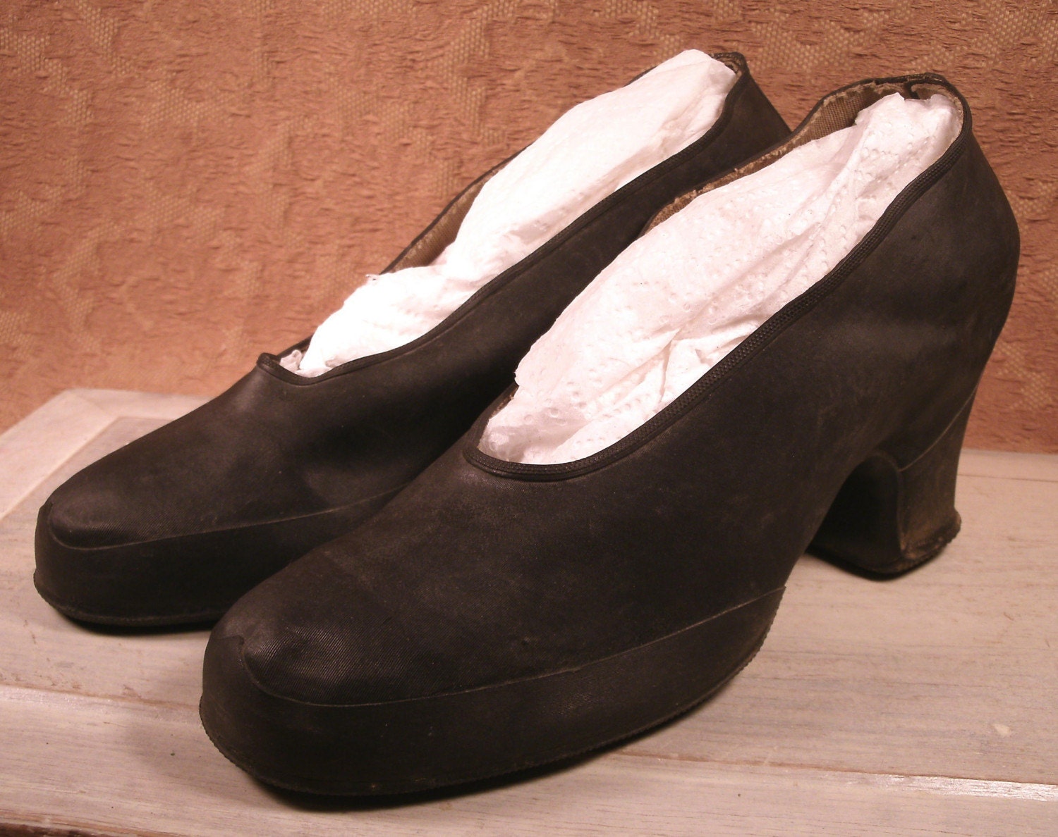 high heel galoshes