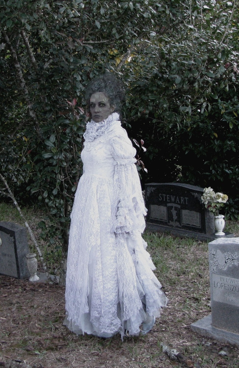 womens victorian ghost costume