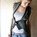 Grey wool halter vest - Reserved