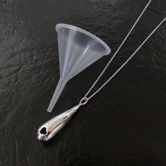 Ash Container Necklace Cremation Necklace Sterling Silver