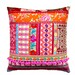 Ethnic Retro Patchwork Cushion / Pillow Cover - Stunning Unique OOak Art Pillow