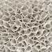 3-d textured wall tile, hydrangea