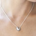 magic is something you make - sterling silver fortune cookie necklace with fortune message at clasp