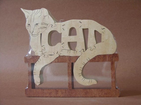 3d cat puzzle