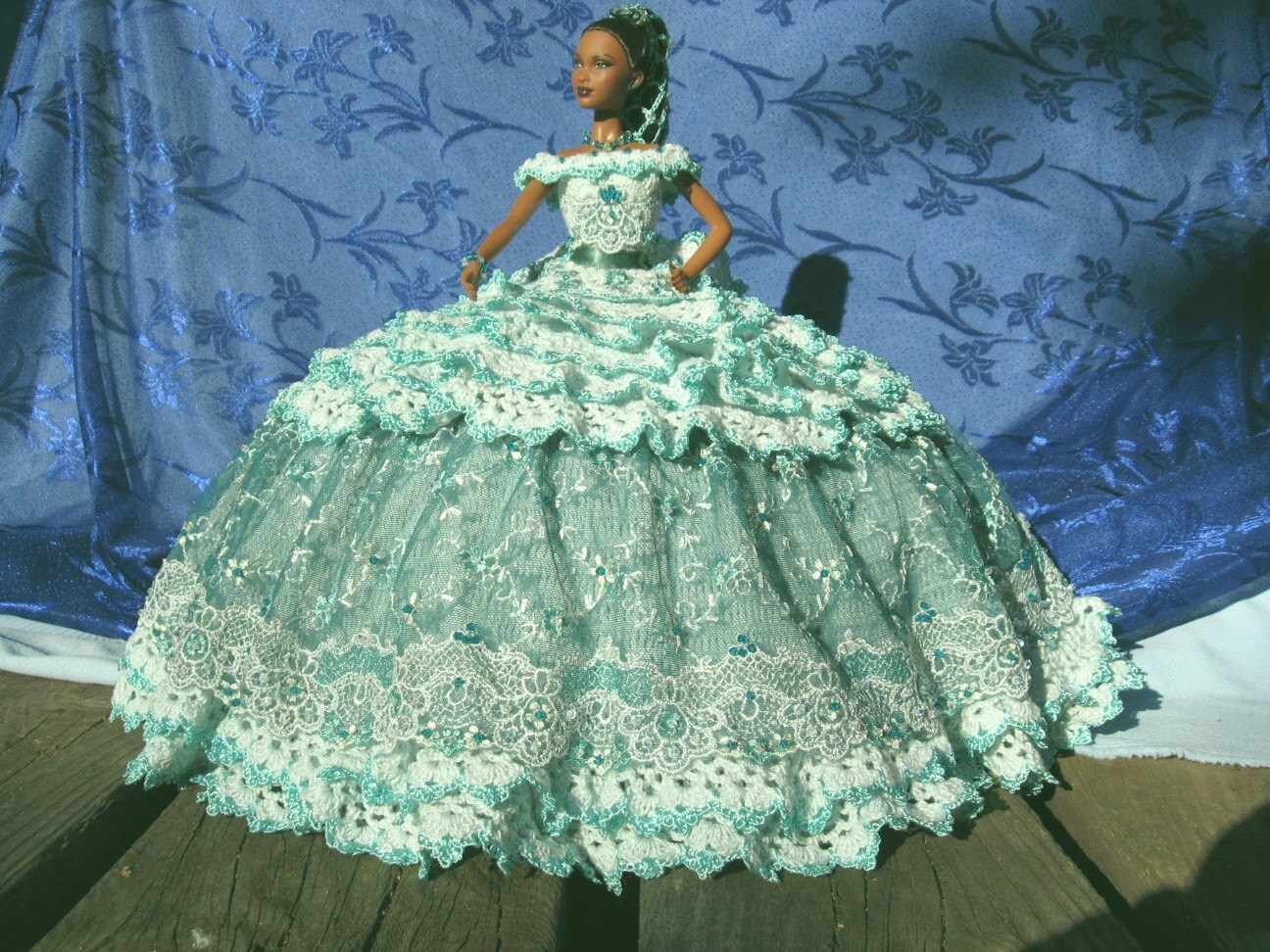 SALE OOAK Hand Crocheted Bed Pillow Doll and by windsofchange