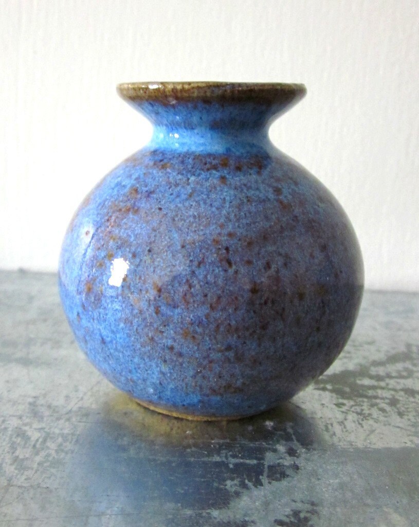 tiny vase wheel thrown