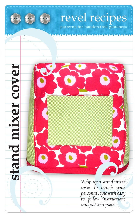 Items Similar To Stand Mixer Cover Pattern On Etsy