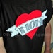 Mom Heart Tattoo TShirt, I Love Mom Heart Tattoo Tshirt, Mom Shirt, Custom Made For YouMade to Order