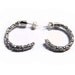 Sterling Silver Earrings - Madiera Stud Hoops