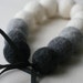 Gradient - Felted Bead Necklace