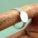 One Sterling Silver Ring Blank 3mm modern band -Non-adjustable