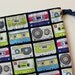 Sm Project Bag - Cassette Tapes - New Fabric