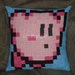 jumping Kirby pillow