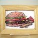 Cheeseburger and Fries illustration