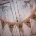 Blessed burlap pennant bunting banner for by the Paisley Moon on Etsy