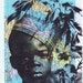 Gift, Map Prints, OOAK, Repurposed Book Pages, African Boy Vintage Photo, handmade Special, home decor, buy 3 get 1 FREE, affordable