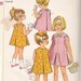 1967 Dress with SWEET Peek-a-Boo Back - Size 6X SIMPLICITY 6991