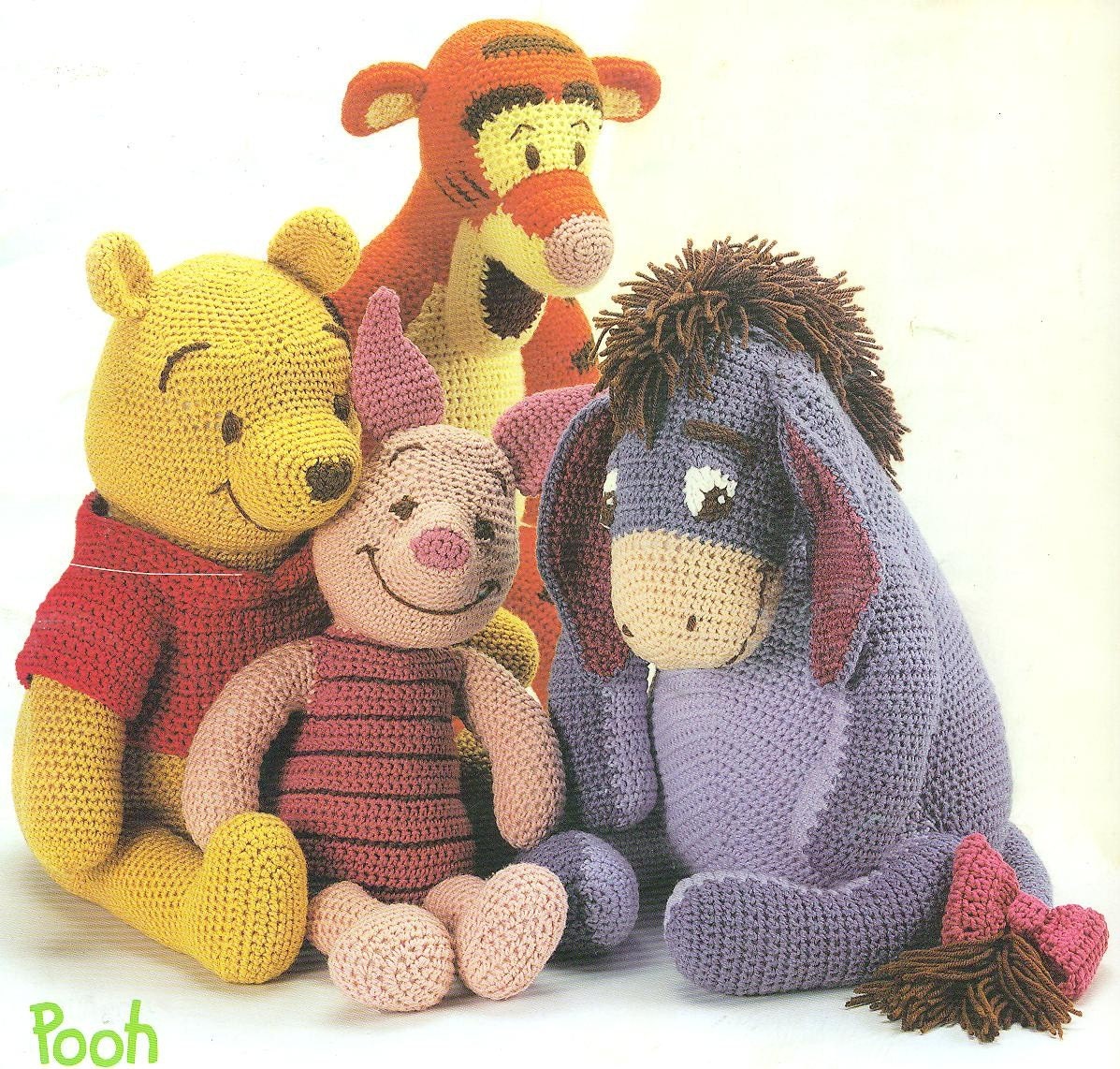 knitted winnie the pooh