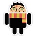 individual die cut Harry Pottroid sticker (Item 01-304)