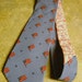 Wallace...Vintage Flag Fabric Men's Three inch Tie