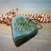i grew weary of the sun -- porcelain poem pendant
