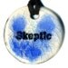 Skeptic Ceramic Necklace in Blue Crackle
