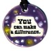 YOU Can Make a DIFFERENCE TAM 2012 Women's Grant Fundraiser Ceramic Necklace 24