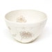 Sepia Flower Porcelain Bowl With Coreopsis Flower
