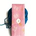 Small Sock Knitting Needles and Tools Mini Case, Small Sock and Go - Lucky Cats on pink