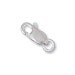 10MM LOBSTER CLASP W\/RING STERLING BAG OF 10