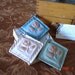 Oh So Romantic Miniature Rose Tile in White-reserved for Carrie