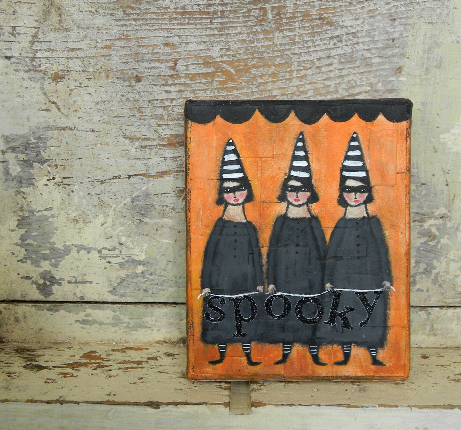 SALE spooky ORIGINAL halloween painting