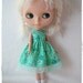 Green Flower Dress for Blythe