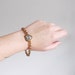 no. 495 - pyrite heart bracelet