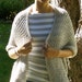 Light Grey Shrug, Shawl, Scarf, all in one - Ready to be Shipped