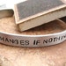 nothing changes if nothing changes rubber bracelets