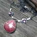 40% OFF - originally 138.50 - Rhodochrosite Pink Sapphire Necklace