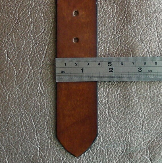 Wide Leather Belt Retro Style Leather Belt Custom Sized