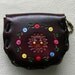 Leather Coin Purse, Retro Style Leather Coin Purse, Laced Leather Coin Purse