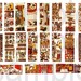 38 Ancient Aztec...Mexican...Codex Motif....1 x 3 Charms...2 Digital Collage Sheets