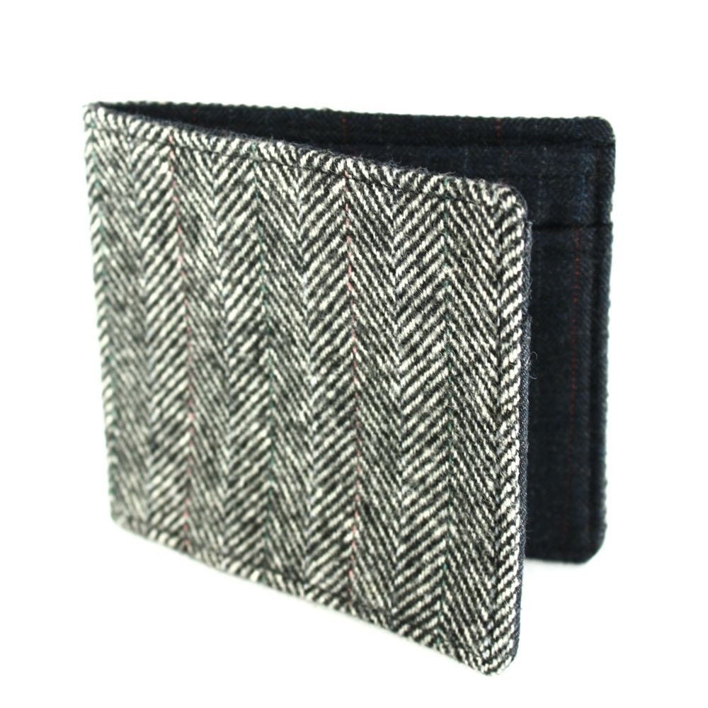 Suit Wallet Recycled Herringbone Tweed by prixprix on Etsy