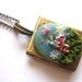 The Book Of Mushroom Fairy Necklace Locket Fantasy Realm Fae Faerie Fay Fairy Legend Pendant Statement