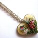 Magical Mushroom Fairy Necklace V Faerie Fay Fae Faerie Realm Fantasy Nature Mystical Jewelry Pendant Simple Love Flowers Resin Statement