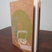 Record Player and Vinyl - Gocco Screen-Printed Lined Notebook
