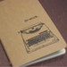 Do Work Gocco Printed Notebook