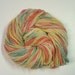 Bulky Thick and Thin Handspun Yarn 40 yards yellow pink green
